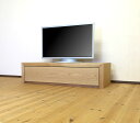 【120TVボード オーク120cm/オーク・オイルフィニッシュ】扉を閉めたままでもリモコンが効く、天然木オーク材のテレビボード 家具 テレビ台 テレビボード TVボード AVボード 棚 リビングボード サイドボード ローボード MUFactory