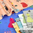 有輪 小関鈴子 シャーティング 生地 ビカビカチンツ加工 トルソー ファッション ■ 有輪商店 ゆうわ yuwa Fashion おしゃれ ブラウス ワンピース スカート ポーチ 雑貨 布 綿 コットン 100% 国産 ハンドメイド 手芸 手作り 商用利用可 eki10 ■