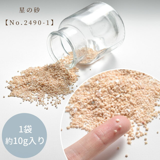 星の砂 10g / 沖縄のパウダー砂 75g 全2種 ■ 星砂 星の砂 海 レジン 天然 素材 キ...