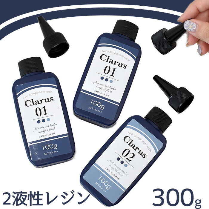 2液性 レジン液 エクラ 375g ハードタイプ 《 本剤 250g 硬化剤 125g 高品質 高透明度 クリア ハード 二液...