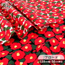 う早この布 ブロード 生地 小椿 ■ こばやし 花 フラワー 和風 レトロ 綿 コットン バッグ エプロン インテリア 雑貨 ハンドメイド 手芸 手作り 商用利用可 eki10 ■