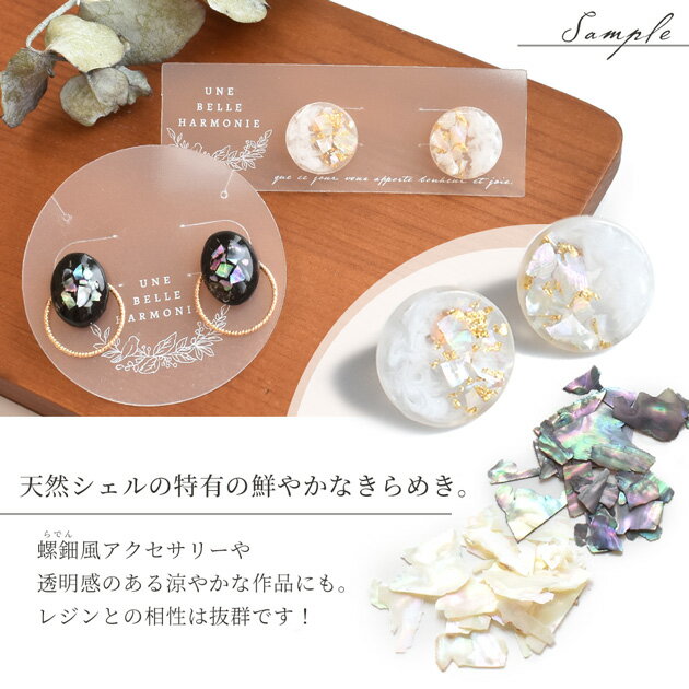 シェル フレーク 極薄 全6色 単品売り ■ 天然貝 貝 シェルパーツ ジェル ネイル レ...