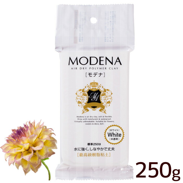 30%OFF パジコ PADICO 樹脂粘土 モデナ ホワイト 250g 303109 《 Modena White 高級粘土 樹脂 粘土 モデナホワイト ねんど 半透明 軽量 丈夫 耐水 白 材料 クラフト パーツ 国産 日本製 工作 …