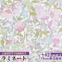 リバティプリント 国産 つや消し ラミネート カワード 《 LIBERTY FABRICS リバティ ファブリックス 生地 布 ビニールコーティング 3638277 花柄 フラワー ベリー ハンドメイド 手芸 手作り 》