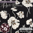 リバティプリント 生地 コーデュロイ フラジャイル・ブルームス 2024 AW 細コール ■ LIBERTY FABRICS リバティ・ファブリックス 3634206 布 花柄 フラワー ポピー コール天 起毛 軽量 ブラウス ワンピース 洋服 雑貨 ハンドメイド 手芸 手作り ■(3)