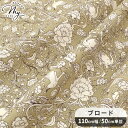 ブロード 生地 白鳥 ■ 花柄 フラワー バード 鳥 トリ ベージュ こばやし 布 綿 コットン シャツ ブラウス 洋服 エプロン インテリア 雑貨 ハンドメイド 手芸 手作り 商用利用可 djh23 ■