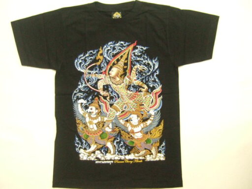 横浜最新 金ラメ タイ神様ラーマ神 守護魔除け♪魅惑のアートTシャツ サイズ F(M) 送料無料28 横浜最新 金ラメ タイ神様ラーマ神 守護魔除け♪魅惑のアートTシャツ サイズ F(M) 送料無料28