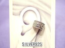 横浜最新 シルバー925SILVER銀♪魅惑のプチイヤーカフ 波 The Wave 5ミリ メンズレディース 送料無料イヤリング68