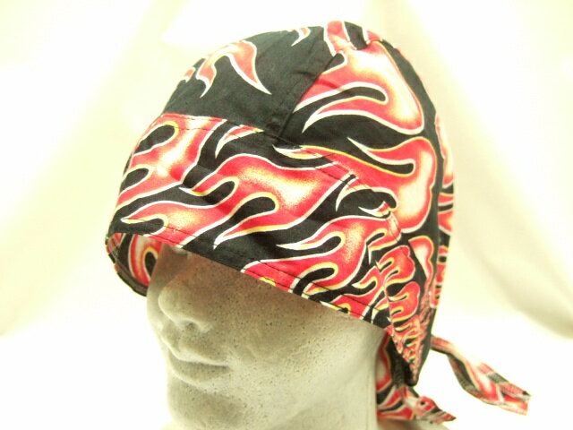 横浜最新 炎 RedFire♪魅惑のバンダナキャップ 赤 メンズレディース 4点まで送料180円71