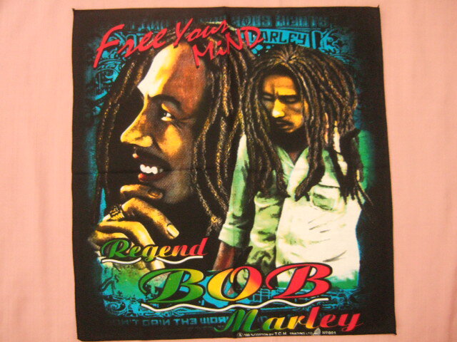 横浜最新 BOB MARLEY☆バンダナRegend 同梱4枚まで送料180円42s