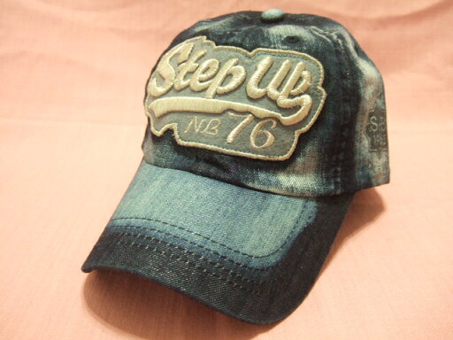 横浜最新 デニムラメ付き Stepup★キャップ コン送料無料9* 横浜最新 デニムラメ付き Stepup★キャップ コン送料無料9*