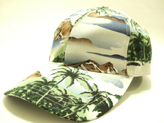 横浜最新 パームツリーアイランド♪男女兼用キャップ 送料無料55z