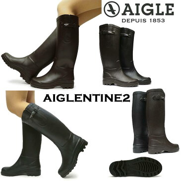 エーグル 長靴 レディース ZZF8880 エーグランティーヌ レインブーツ ロング 防水 ジョッキーブーツ AIGLE AIGLENTINE 2