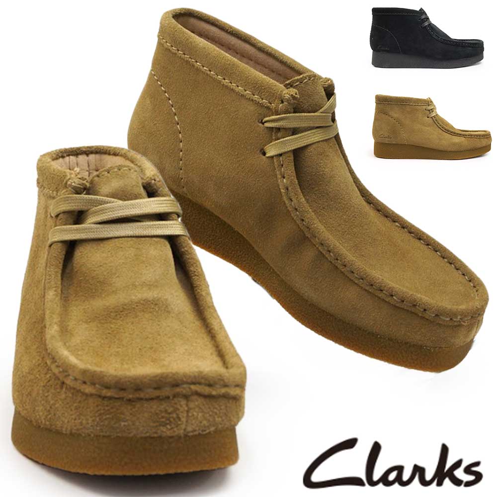 クラークス クラークス ワラビー ブーツ レディース 850G ワラビーエヴォブーツ 本革 ショート スエード レザー Clarks WallabeeEVOBt