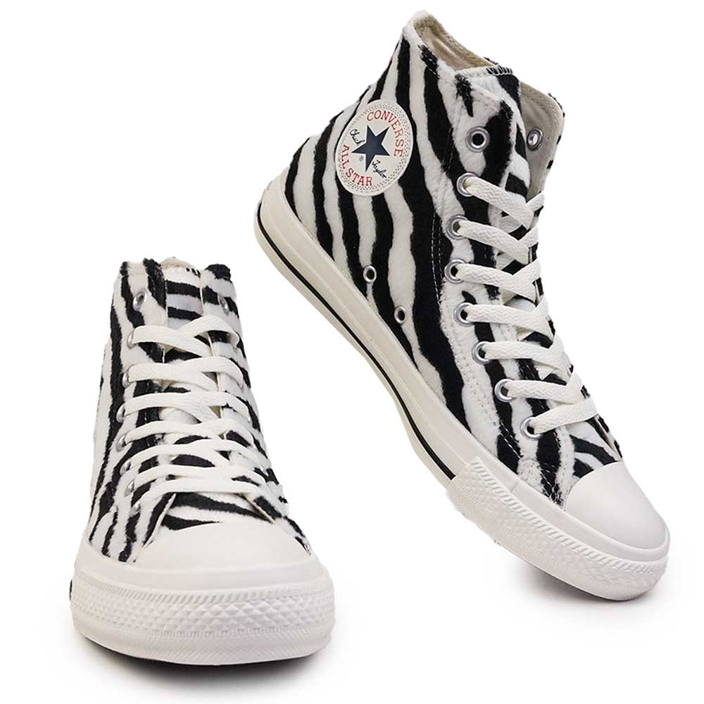 楽天マイスキップコンバース オールスター ゼブラファー HI メンズ スニーカー レディース ハイカット アニマル柄 CONVERSE ALL STAR ZEBRAFUR HI