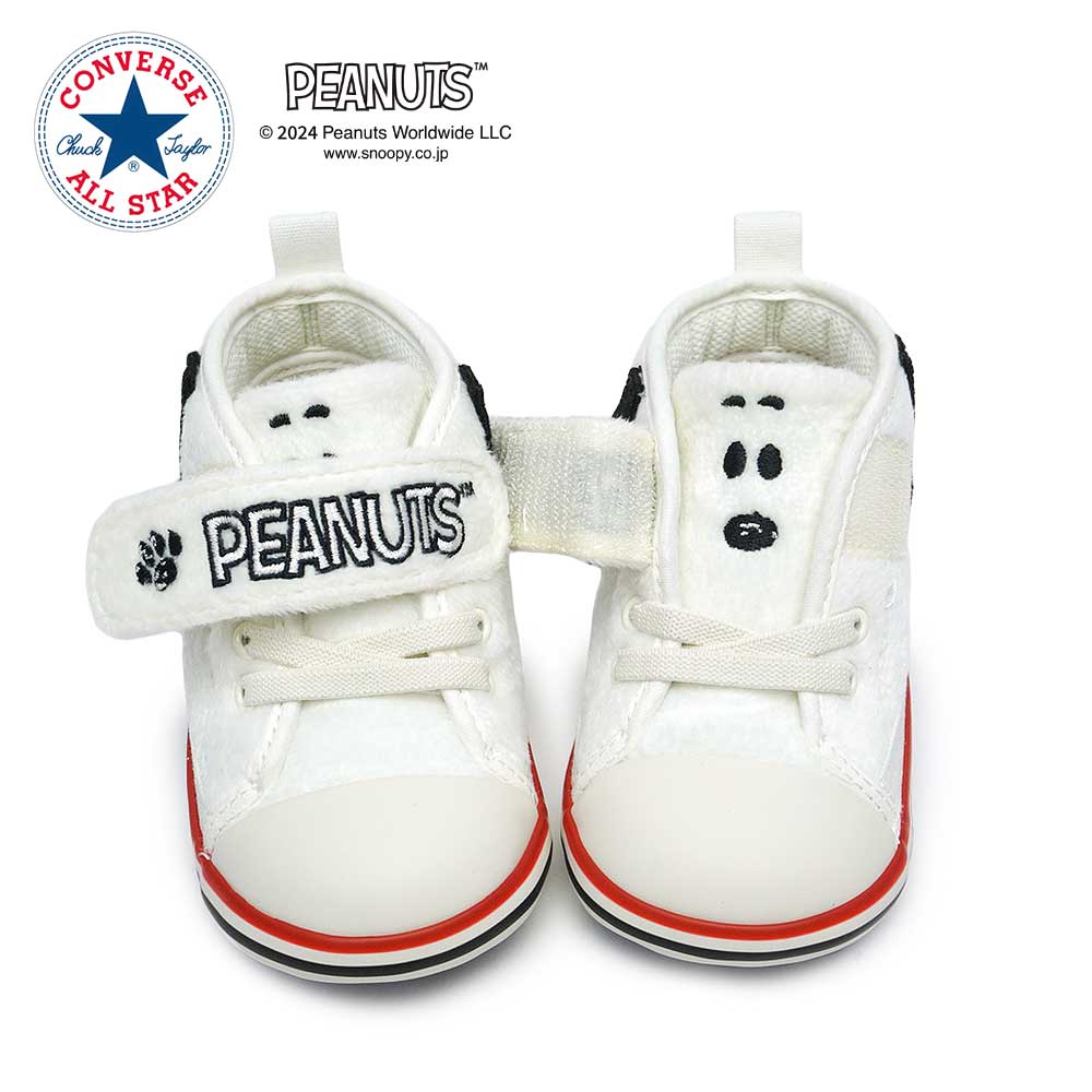 コンバース ベビーオールスター N ピーナッツ SP Vー1 ベビースニーカー キャンバス キッズ 子供 ベビーシューズ CONVERSE BABY ALL STAR N PEANUTS SP V-1のサムネイル