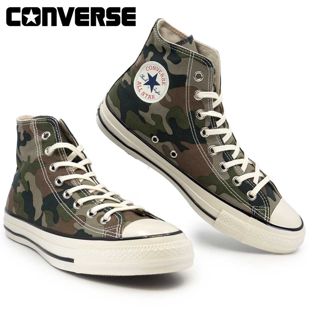 Rakuten - コンバース オールスター エイジド ウッドランドカモ HI メンズ スニーカー ミリタリー カモ柄 1990年代 CONVERSE ALL STAR AGED WOODLANDCAMO HI 26春夏新作