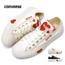 【割引クーポン10/27 9:59まで】コンバース 厚底 オールスター スニーカー レディース PLTS メニーハーツ OX CONVERSE ALL STAR PLTS MANYHEARTS OX