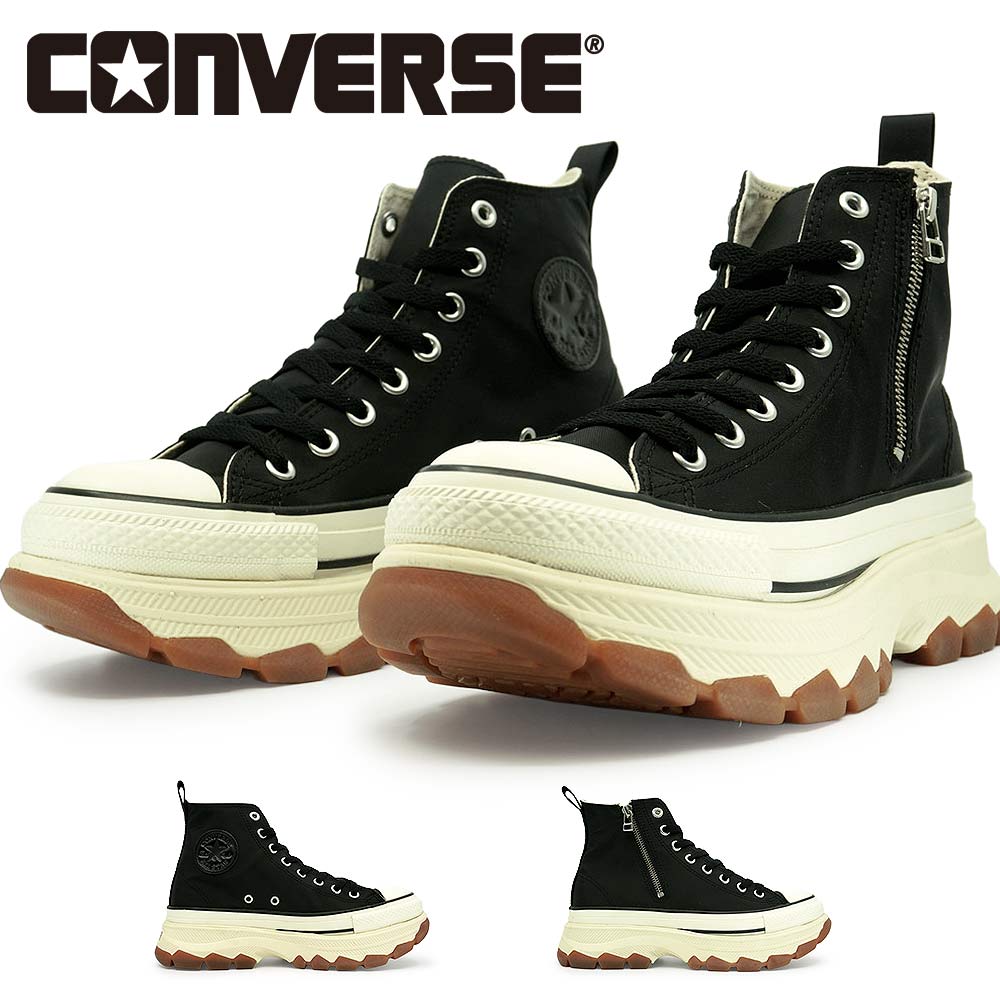 コンバース オールスター トレックウエーブ NL Z HI 厚底 スニーカー メンズ レディース サイドジップ CONVERSE ALL STAR TREKWAVE NL Z HI 26春夏新作