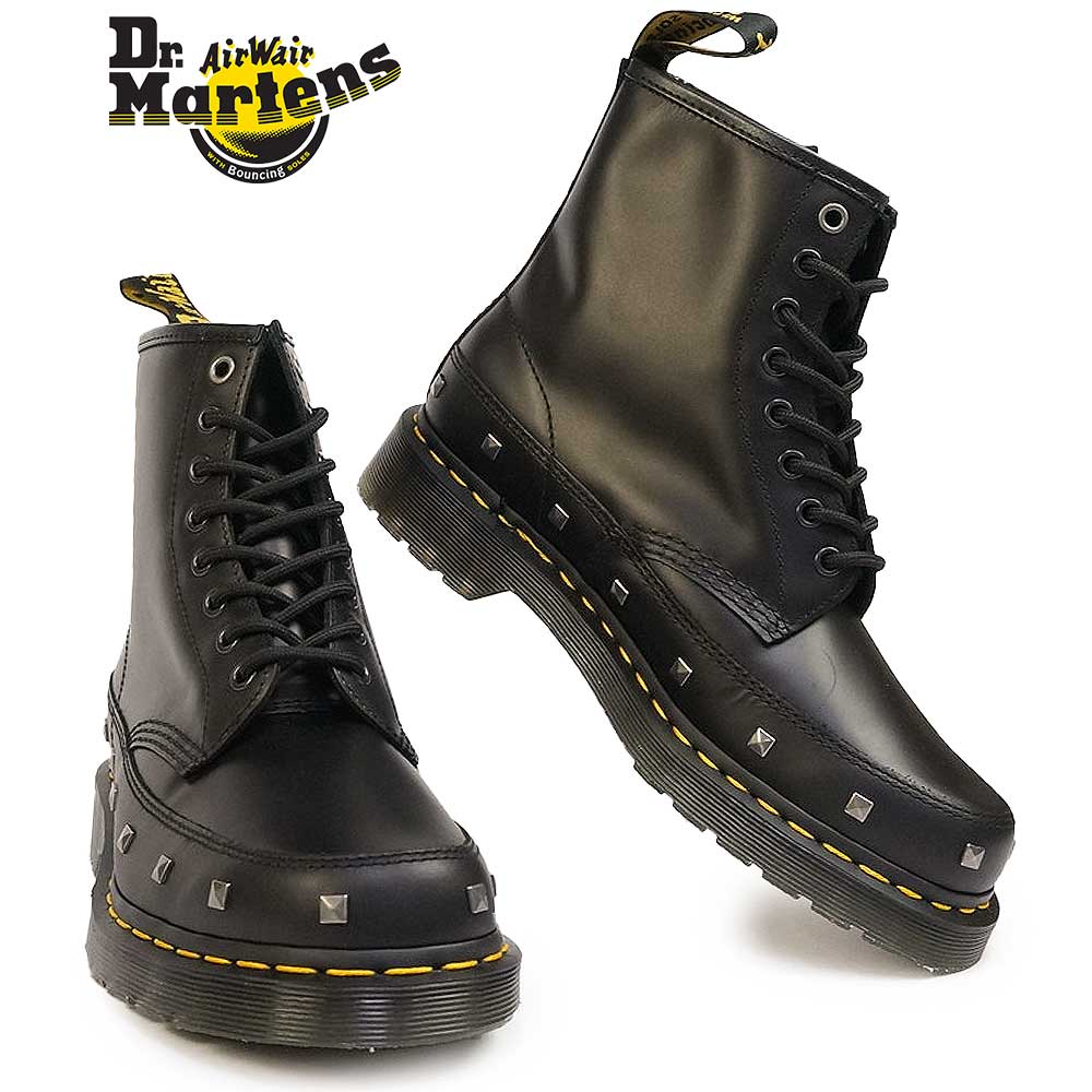 ドクターマーチン ブーツ 1460 スタッズ 2 8ホール レディース メンズ ショート ワークブーツ 8アイ 正規品 Dr.Martens 1460 STUD 2 8 HOLE BOOT