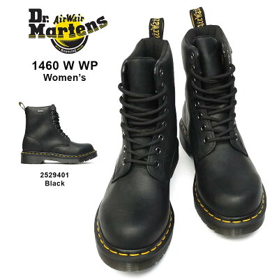 ドクターマーチン レディース 1460 W WP 防水 8ホール ブーツ 撥水 ウォータープルーフ Dr.Martens DM'S WATERPROOF 1460 W WP