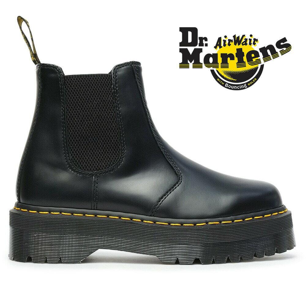 ドクターマーチン ドクターマーチン サイドゴアブーツ 2976 QUAD 正規品 チェルシーブーツ 厚底 24687001 Dr.Martens 2976 QUAD RETRO HARDWARE