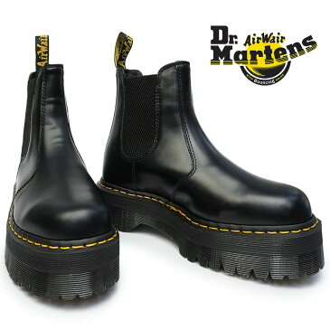 ドクターマーチン サイドゴアブーツ 2976 QUAD 正規品 チェルシーブーツ 厚底 24687001 Dr.Martens 2976 QUAD RETRO HARDWARE
