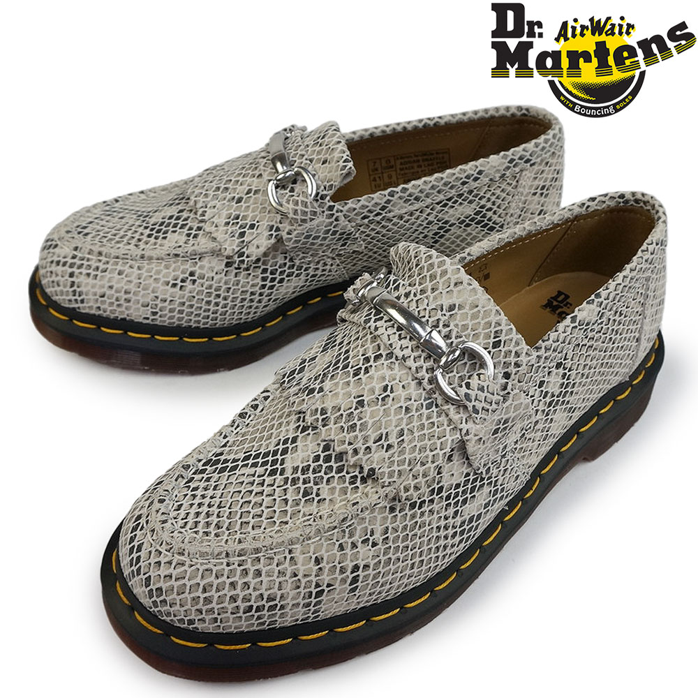 ドクターマーチン エイドリアン 30616296 ローファー 本革 スナッフル パイソンメンズ レディース Dr.MARTENS ADRIAN SNAFFLE ローファー