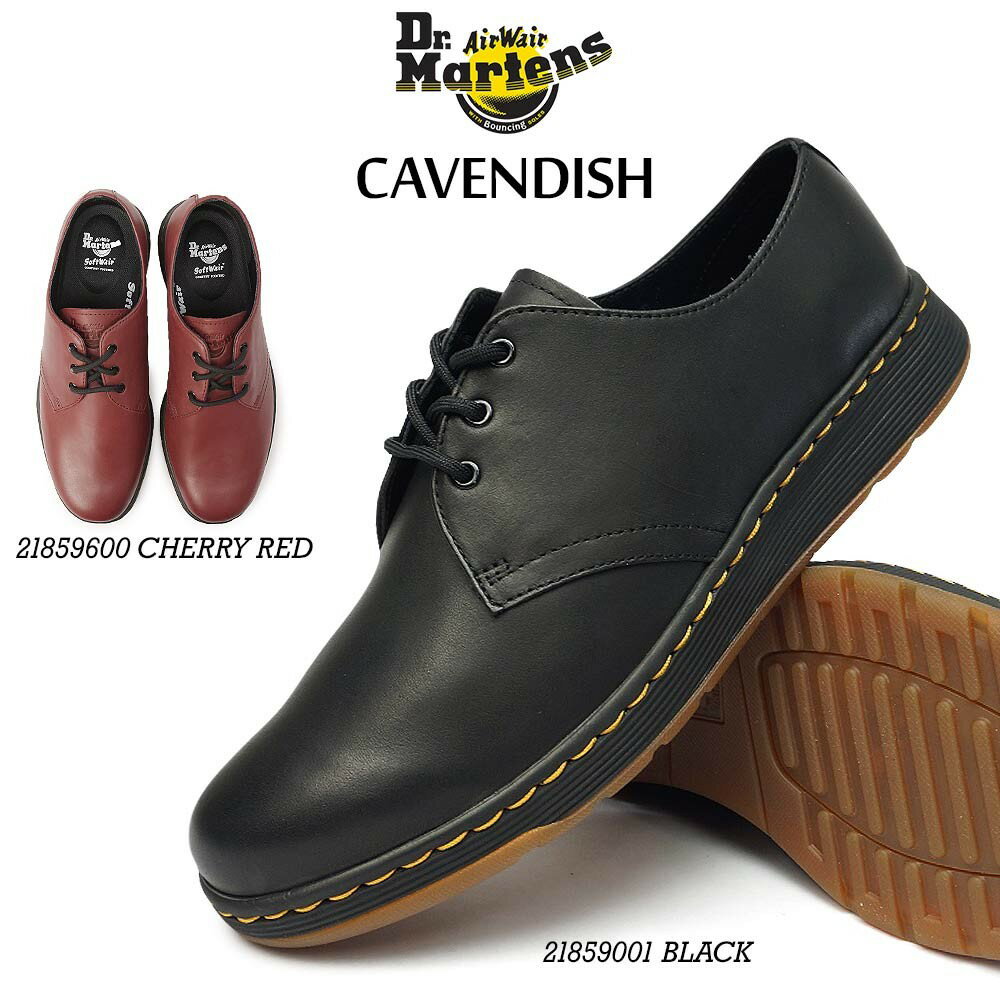 ドクターマーチン キャベンディッシュ CAVENDISH メンズ レディース 3ホール シューズ 軽量 21859001 21859600 Dr.MARTENS DM's LITE CAVENDISH 3 EYE SHOE