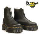 ドクターマーチン レディース ブーツ JETTA ジップ ブーツ 厚底 ショート センタージップ Dr.MARTENS ARDERN JETTA Boot