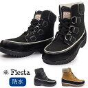 防水 ブーツ レディース フィエスタ FE-431 ウォータープルーフ ボア あったか 滑りにくい 防寒 撥水 ウィンターブーツ Fiesta 25秋冬新作