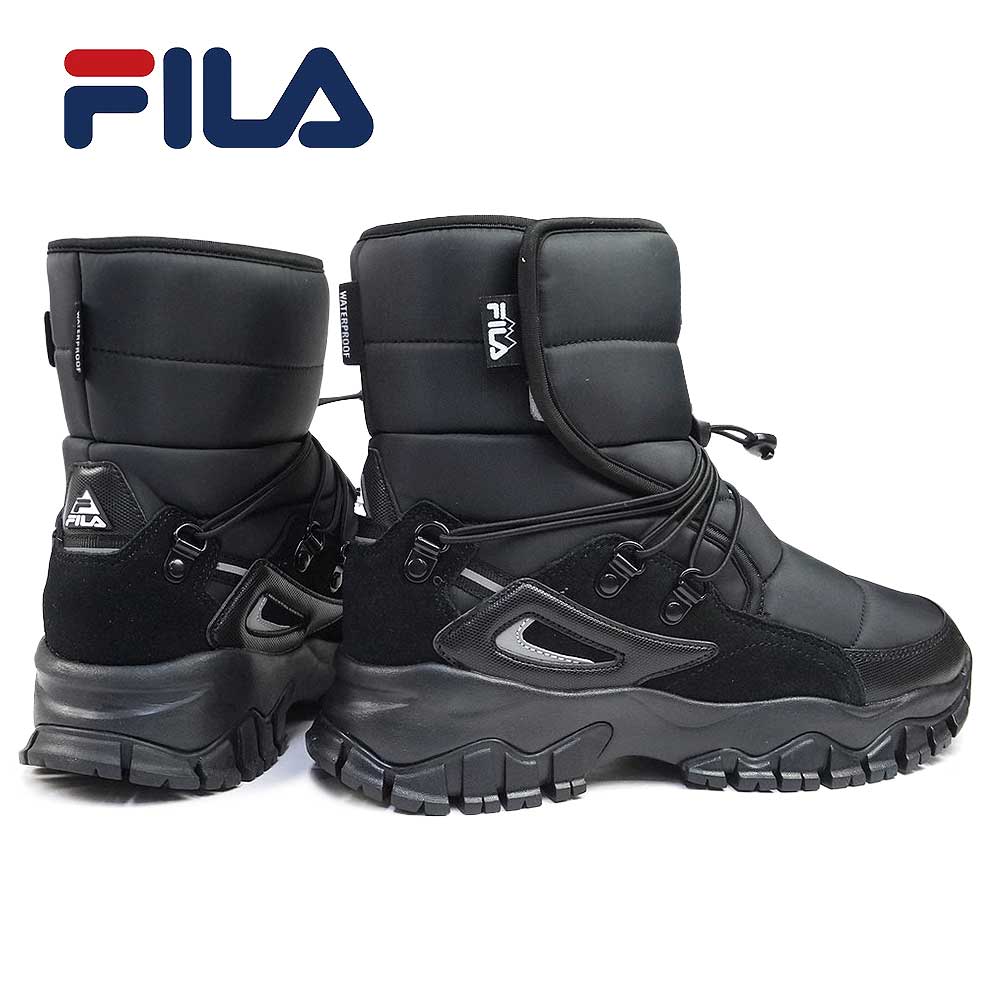 フィラ 防水ブーツ レディース モンティ CTF WP WFW24013 黒 ダウンブーツ 厚底 防寒 FILA MONTI CTF WPのサムネイル