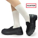 ハンター ローファー 厚底 UFF2251LEA レディース メンズ 耐水 レザー オールシーズン HUNTER REFINED EXPLORER FLATFO...