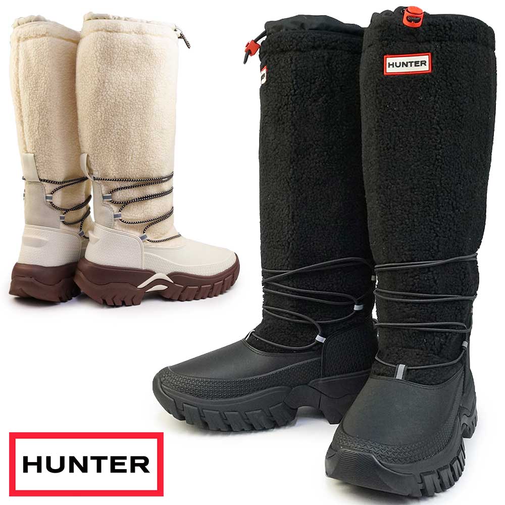 n^[ Xm[u[c fB[X WFT2204HER h h h HUNTER WOMENS WANDERER TALL SHERPA SNOW BOOT