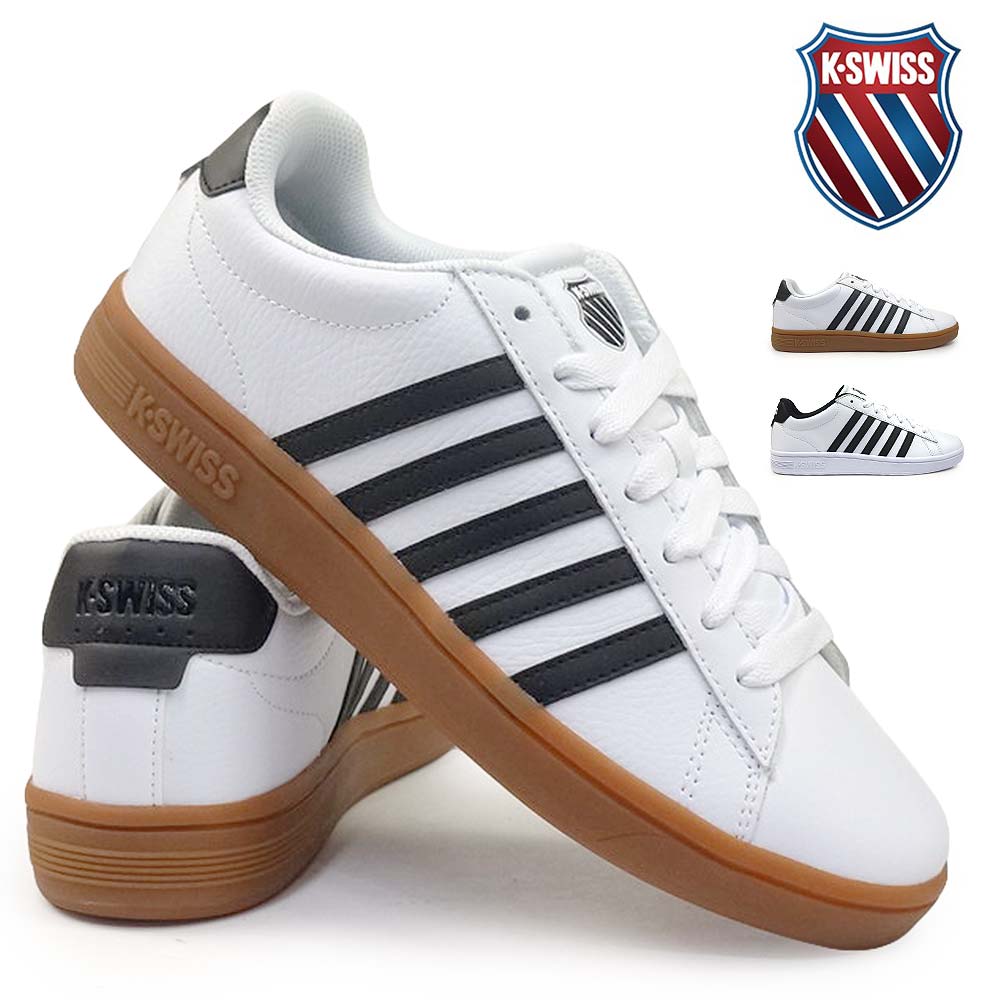 メンズ スニーカー 白 ケースイス ローカット 04413 レザー コートタイブレイク2 コートスタイル K・SWISS K・SWISS COURT TIEBR...