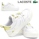 ラコステ ラコステ スニーカー レディース 45CFA0032 L002 123 3 CFA 厚底 レザー LACOSTE L002 123 3 CFA