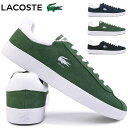 ラコステ スニーカー メンズ BASESHOT 223 1 SMA 46SMA0065 本革 スエード LACOSTE