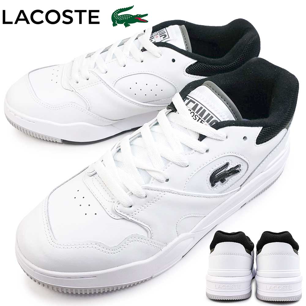 ラコステ レザースニーカー メンズ ラコステ スニーカー メンズ LINESHOT 223 SMA 47SMA0061 本革 レザー LACOSTE LINESHOT 124 2 SMA