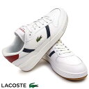 ラコステ スニーカー メンズ T-CLIP SET 224 8 SMA 48SMA0094 本革 レザー LACOSTE T-CLIP SET 224 8 SMA