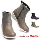 マドラスウォーク レディース ショートブーツ 防水 MWL1026 ゴアテックス 本革 抗ウイルス・抗菌加工 madras Walk(4)