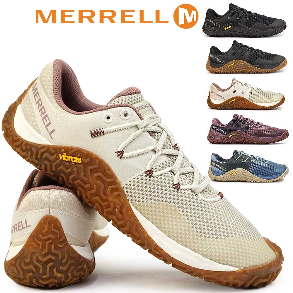 楽天マイスキップメレル レディース スニーカー トレイル グローブ 7 アウトドア ベアフットシューズ ローカット 薄底 MERRELL TRAIL GLOVE 7