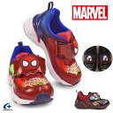 ムーンスター 光る靴 キッズ スニーカー MV 027LE マーベル 子供靴 抗菌 スパイダーマン MoonStar MARVEL