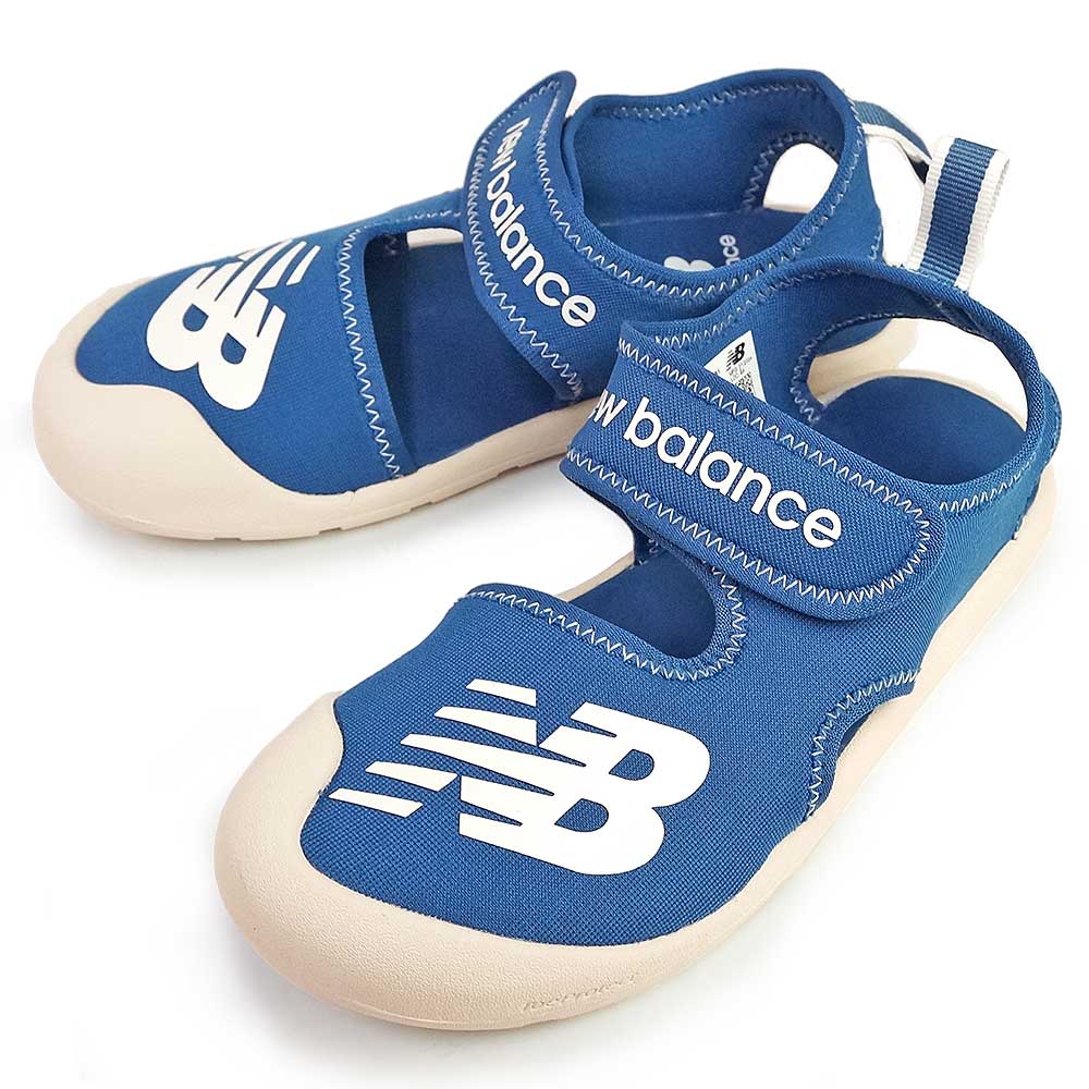 【割引クーポン1月16日1:59まで】ニューバランス キッズ サンダル SYFCRS B1 ジュニア メッシュ シンプル マジックテープ スポーツサンダル new balance CRSR v1 Sandal B1