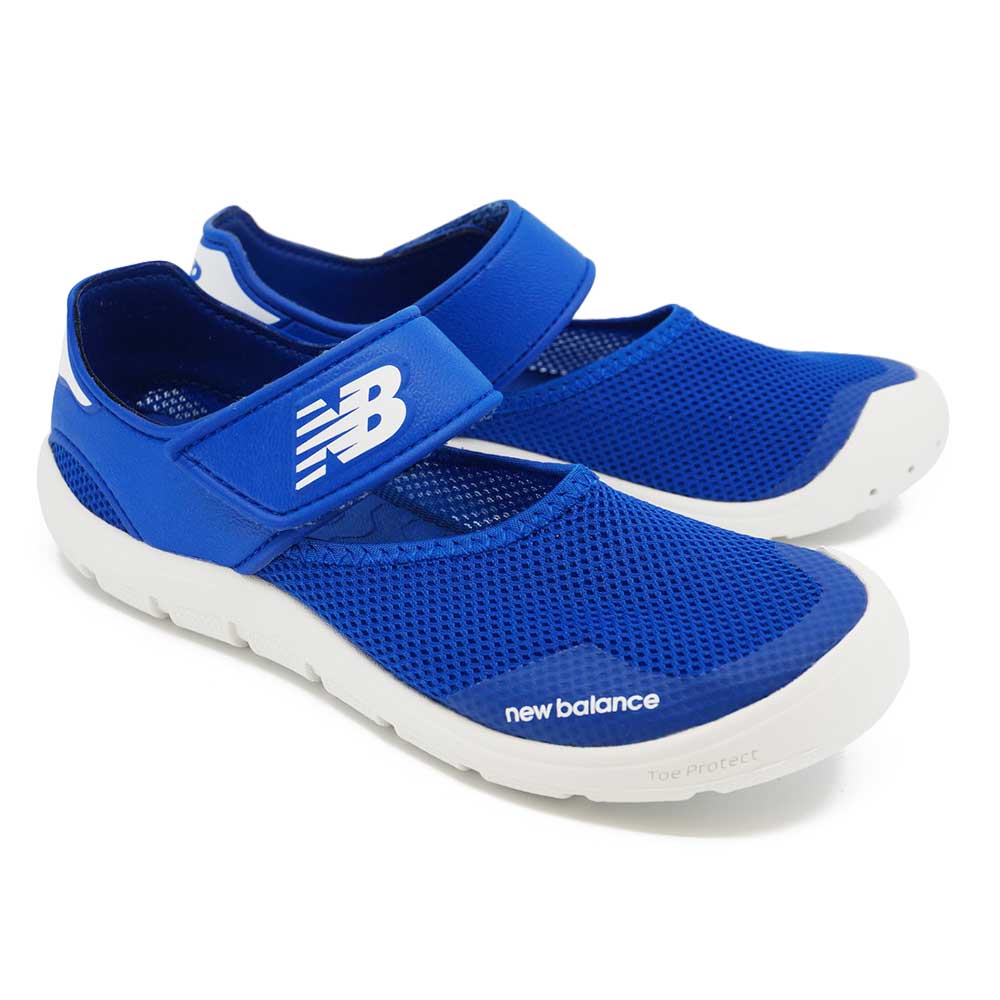 Rakuten - ニューバランス キッズ サンダル Y208 6B8 青 ジュニア メッシュ マジックテープ スポーツサンダル new balance 208 Hook and Loop 26春夏新作