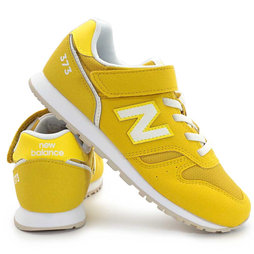 ニューバランス 373 キッズ スニーカー Y373 20K ジュニア 子供靴 シンプル マジックテープ new balance 373 Bungee with Top Strap 26春夏新作