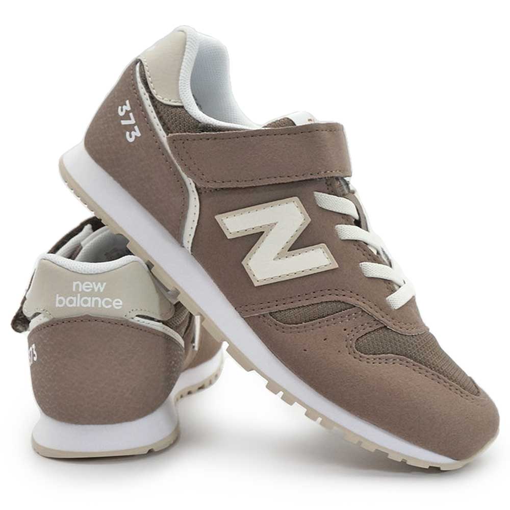 Rakuten - ニューバランス 373 キッズ スニーカー Y373 7AJ ジュニア 子供靴 シンプル マジックテープ new balance 373 Bungee with Top Strap 26春夏新作