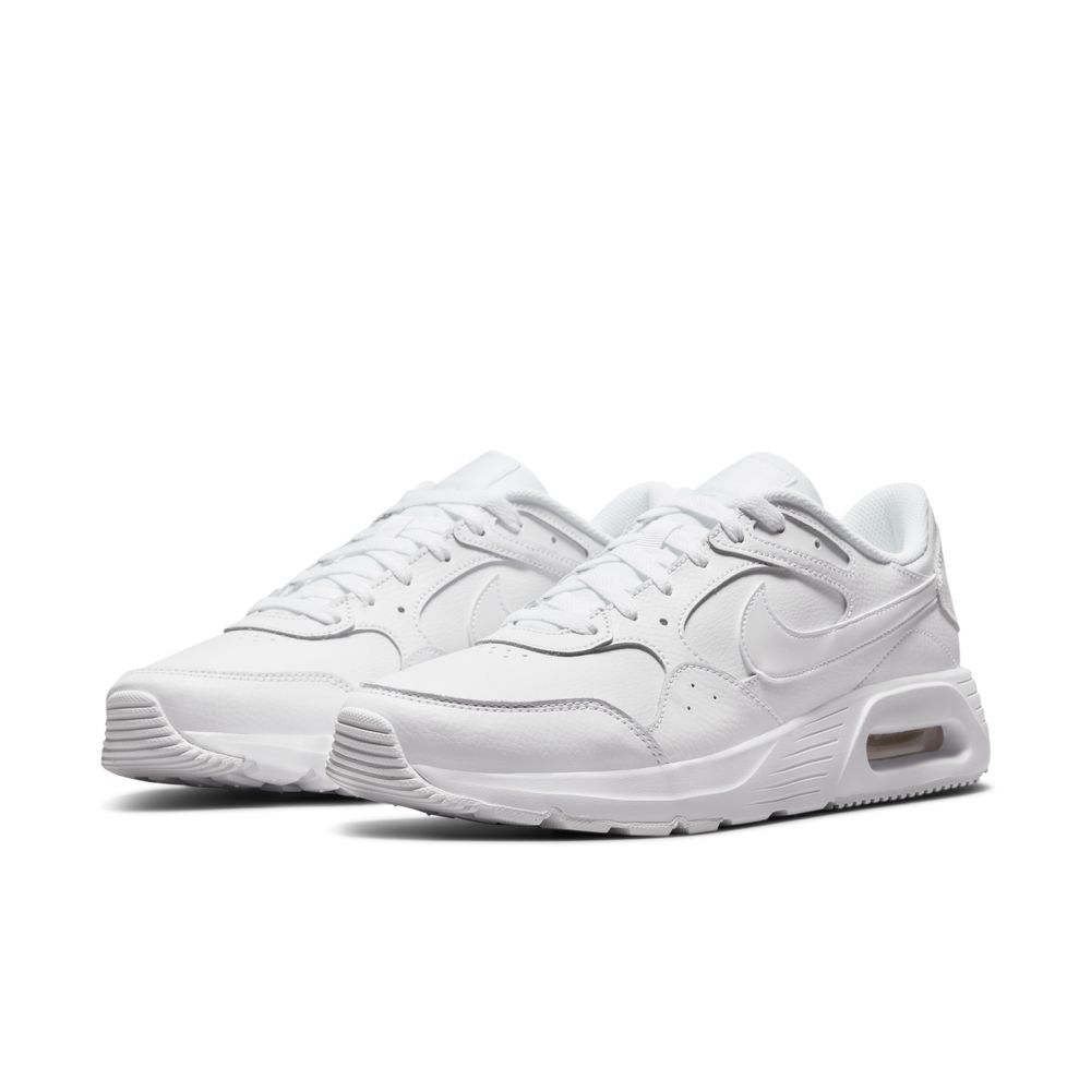 ナイキ レザースニーカー メンズ ナイキ スニーカー メンズ DH9636 101 エアマックスSCレザー カジュアル ランニング ホワイト 白 NIKE AIR MAX SC LEA