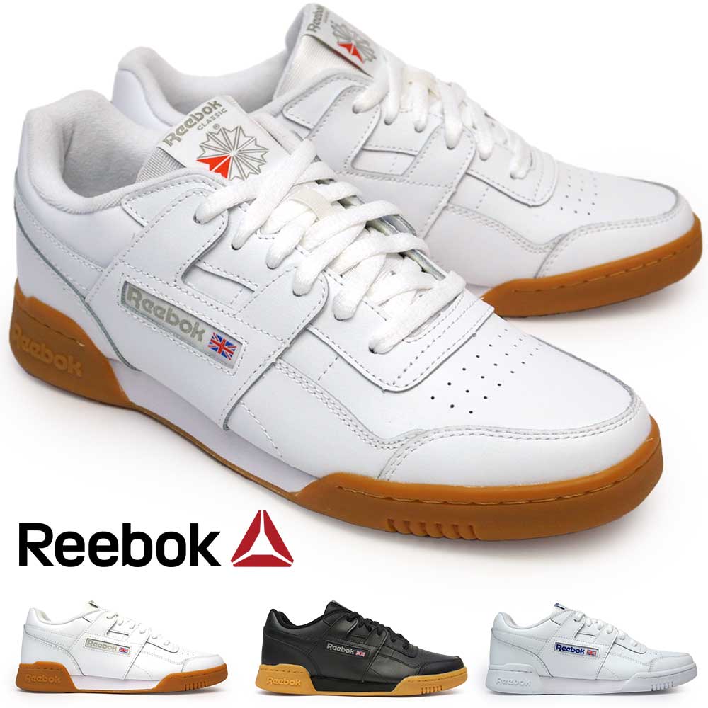 リーボック リーボック スニーカー ワークアウト プラス クラシック メンズ レディース レザー ユニセックス モノトーン Reebok WORKOUT PLUS CLASSIC