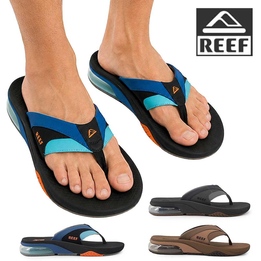 Rakuten - リーフ トングサンダル メンズ FANNING + ビーチサンダル エアークッション REEF FANNING+ 26春夏新作