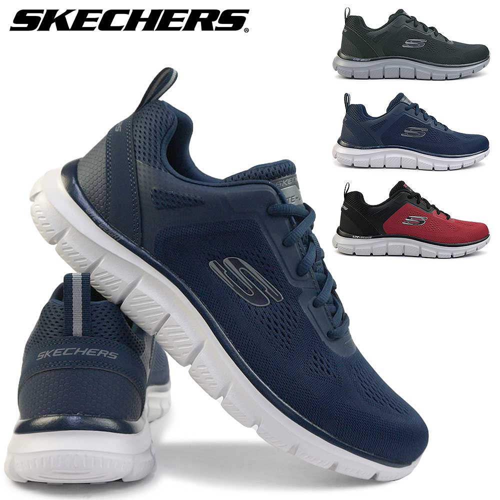 スケッチャーズ メンズ スニーカー 232698 トラック - ブローダー メッシュ 洗濯機で洗える SKECHERS Track - Broader